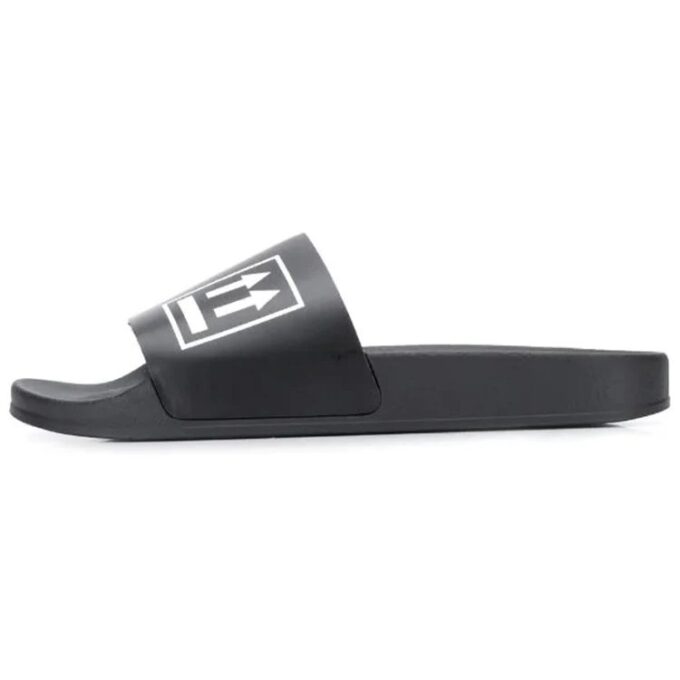 Chanclas «Double Arrows – Negro Blanco»
