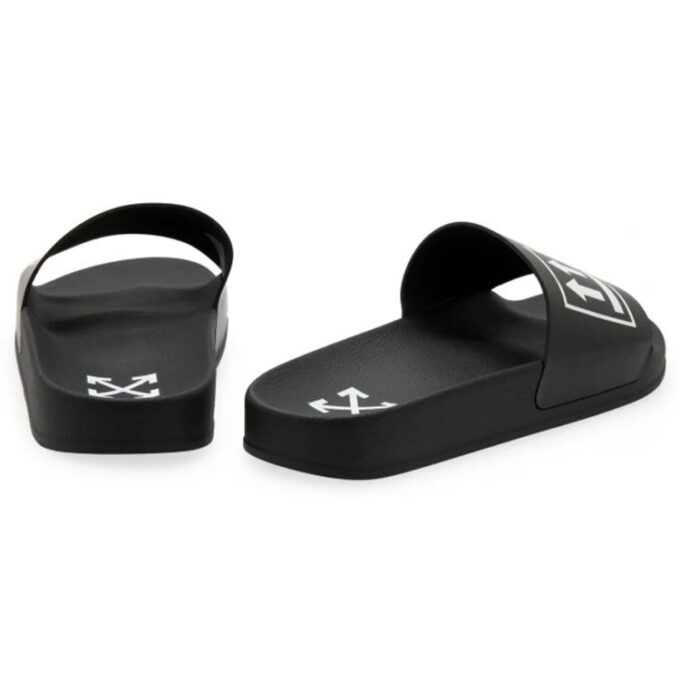 Chanclas «Double Arrows – Negro Blanco»