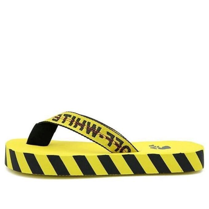Chanclas «Graphic Print – Yellow»