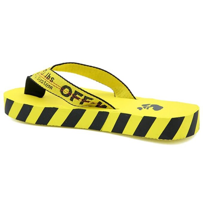 Chanclas «Graphic Print – Yellow»