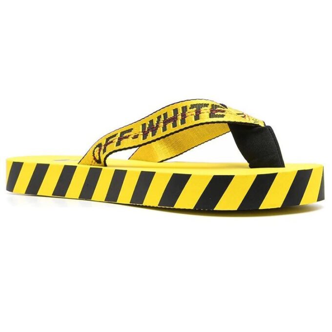 Chanclas industriales «Logo Tape – Amarillo»