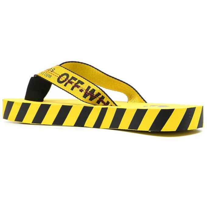 Chanclas industriales «Logo Tape – Amarillo»