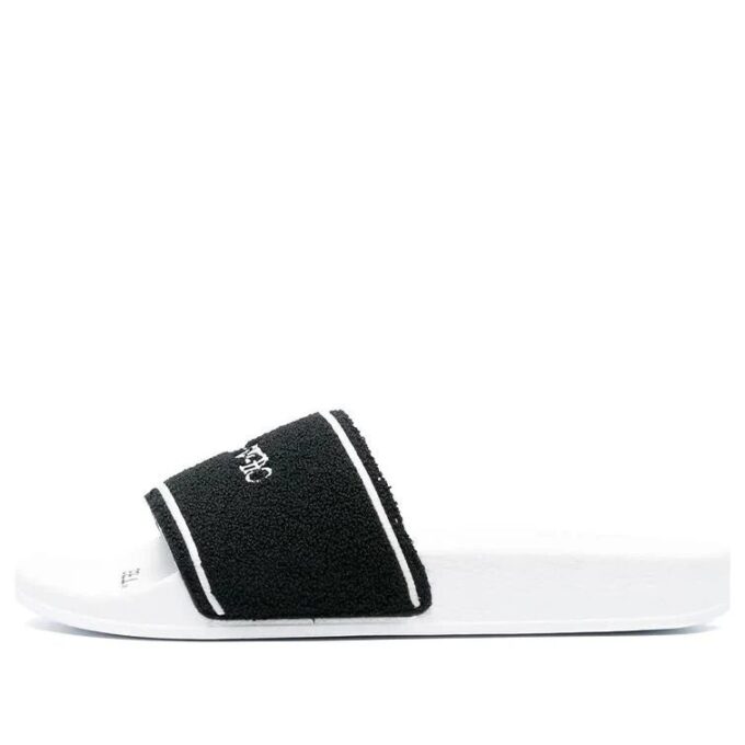 Chanclas «Towel – Blanco Negro»