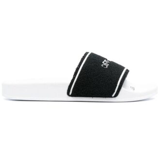 Chanclas «Towel – Blanco Negro»