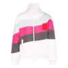 Chaqueta a rayas, versión entallada, con bloques de color