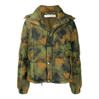 Chaqueta acolchada de camuflaje «Green»