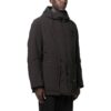 Chaqueta acolchada de manga larga con cremallera «Negro»