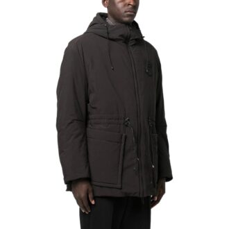 Chaqueta acolchada de manga larga con cremallera «Negro»