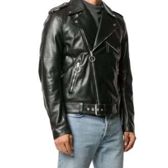 Chaqueta asimétrica negra para hombre de Off-White
