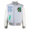 Chaqueta aviador con estampado de la colección primavera-verano 2021, azul
