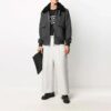Chaqueta aviador con logo, corte holgado, gris