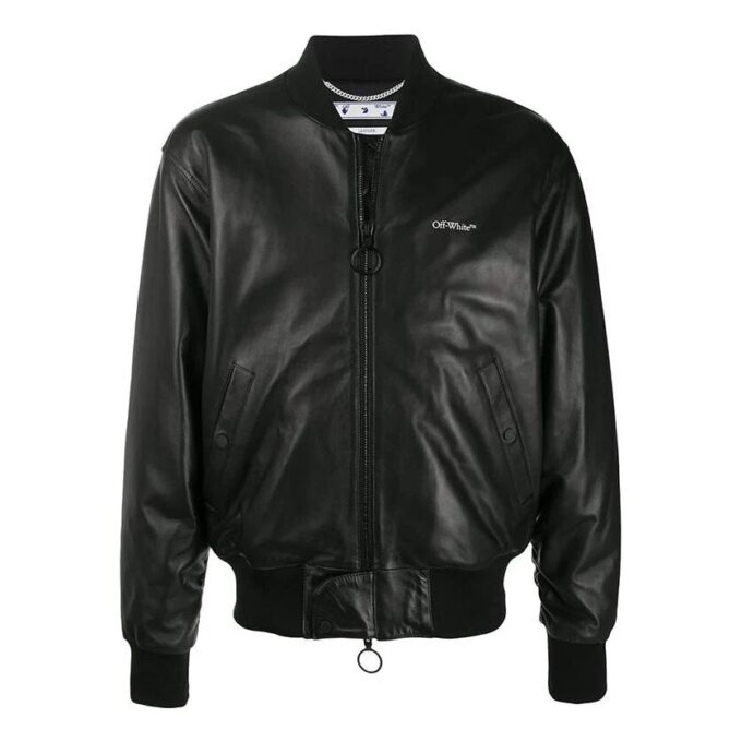 Chaqueta bomber de cuero Agreement
