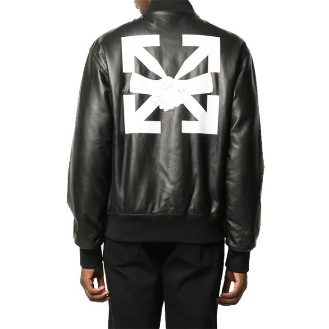 Chaqueta bomber de cuero Agreement
