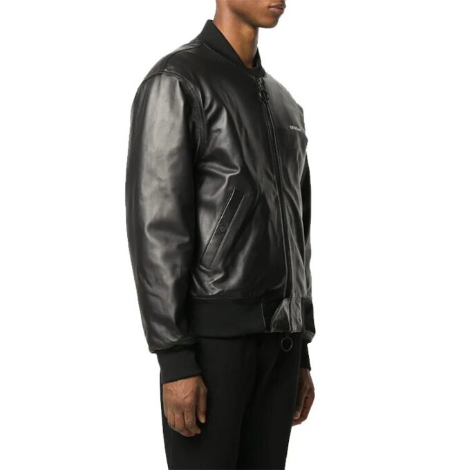 Chaqueta bomber de cuero Agreement