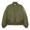 Chaqueta bomber de nailon bordada Off-White