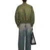 Chaqueta bomber de nailon bordada Off-White