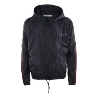 Chaqueta casual con capucha y cremallera SS21, versión estándar, negro