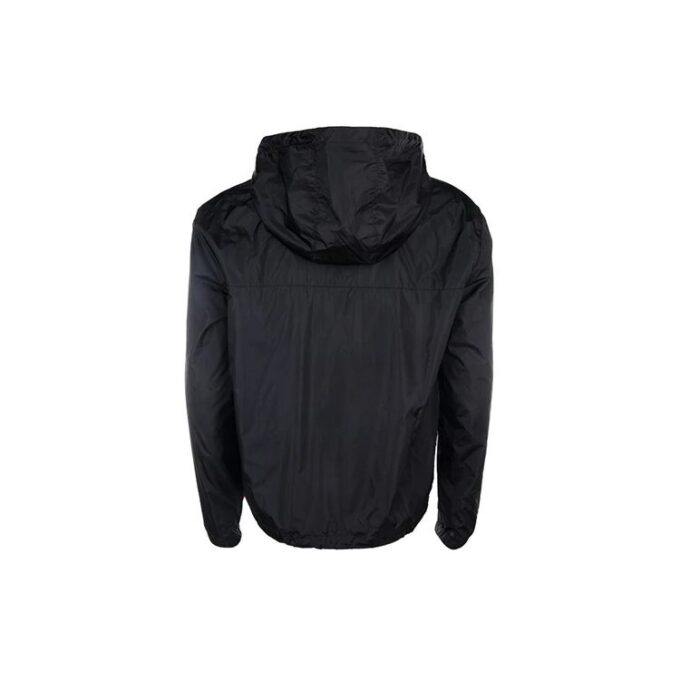 Chaqueta casual con capucha y cremallera SS21, versión estándar, negro