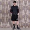 Chaqueta casual con capucha y cremallera SS21, versión estándar, negro