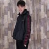 Chaqueta casual con capucha y cremallera SS21, versión estándar, negro