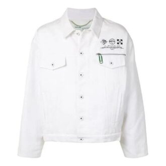 Chaqueta casual Universal Key, color blanco