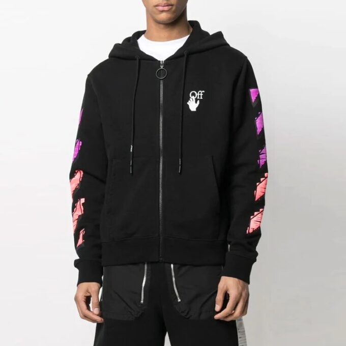Chaqueta clásica con cremallera degradada SS21, versión Ordinary, negra