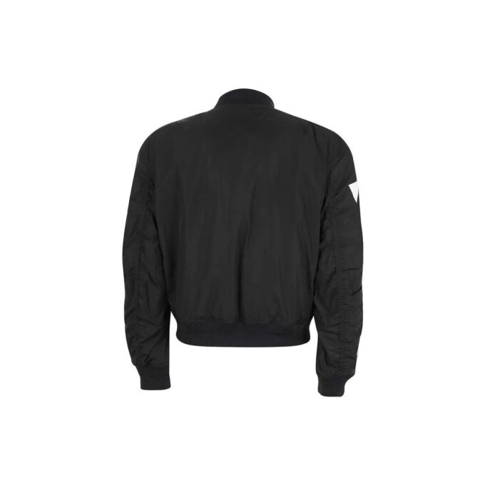 Chaqueta con bolsillo con cremallera y estampado para hombre de Off-White, color negro