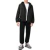 Chaqueta con capucha Off-White para hombre FW22 con estampado del logotipo clásico, versión estándar, negra