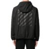 Chaqueta con capucha Off-White para hombre FW22 con estampado del logotipo clásico, versión estándar, negra