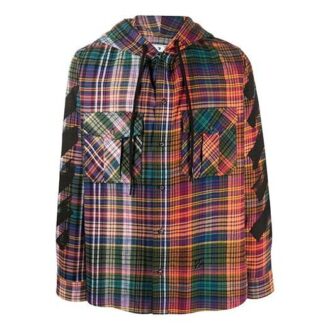 Chaqueta con capucha para hombre Fw20 a cuadros