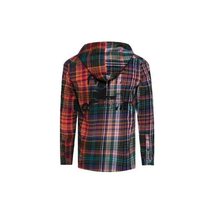 Chaqueta con capucha para hombre Fw20 a cuadros