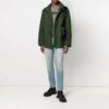 Chaqueta con capucha y cremallera con estampado de Arrows SS21, versión normal, verde