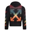 Chaqueta con capucha y cremallera de forro polar, negra