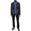 Chaqueta con capucha y cremallera Off-White para hombre, colección primavera-verano 2022, con letras estampadas, versión en negro