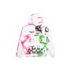 Chaqueta con capucha y estampado de grafitis de Goretex para hombre, multicolor