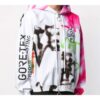 Chaqueta con capucha y estampado de grafitis de Goretex para hombre, multicolor
