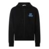 Chaqueta con capucha y estampado de letras FW21, versión en negro