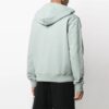Chaqueta con capucha y estampado de logotipo a rayas de la colección primavera-verano 2021, verde