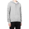 Chaqueta con capucha y logo estampado Off-White para hombre FW22, color liso, versión gris claro