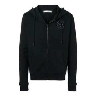 Chaqueta con capucha y logotipo decorado SS19