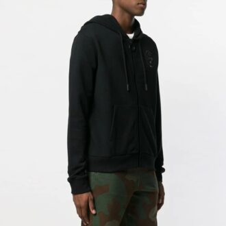 Chaqueta con capucha y logotipo decorado SS19
