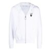Chaqueta con cremallera de color liso Off-White para hombre FW21, color blanco