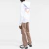 Chaqueta con cremallera de color liso Off-White para hombre FW21, color blanco