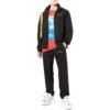 Chaqueta con cremallera en la solapa y color liso para hombre de Off-White, negra