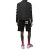 Chaqueta con cremallera en la solapa y diseño de rayas laterales en las mangas para hombre de Off-White, colección FW22, color negro