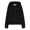 Chaqueta con cremallera estampada Off-White para hombre, temporada primavera-verano 2022, color negro