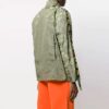 Chaqueta con cremallera y estampado de letras grandes FW21, versión verde