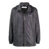 Chaqueta con cremallera y estampado del logotipo de la colección SS21, versión gris