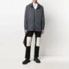 Chaqueta con cremallera y estampado del logotipo de la colección SS21, versión gris