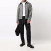 Chaqueta con cremallera y solapa en color liso FW21, versión gris